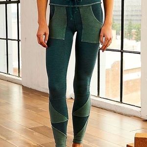 Free People Kyoto Leggings Dark Green